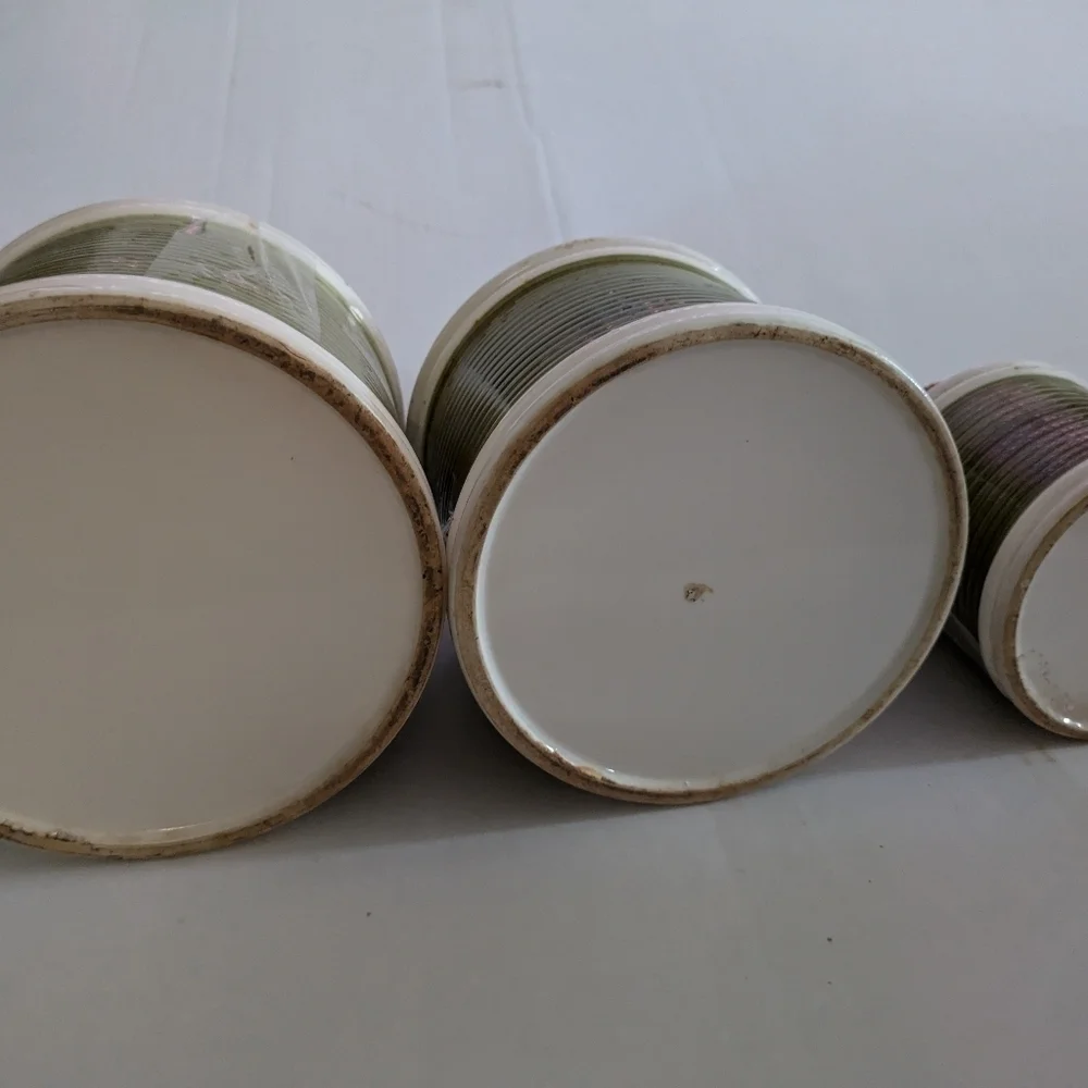 Garden Harvest RARE Find- Vintage 3 set jars cannisters with lids